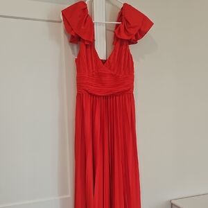 ASOS Elegant Red Wedding Gown